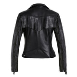 Tassel Leather Jacket
