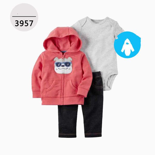 Baby Hoodie Set - 3PC