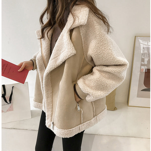 Suede Moto Jacket