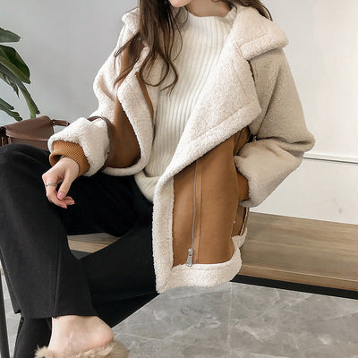 Suede Moto Jacket