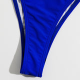 Lace-Up Cross Bikini