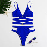 Lace-Up Cross Bikini
