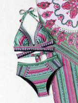 Retro Ethnic Style Swimsuit