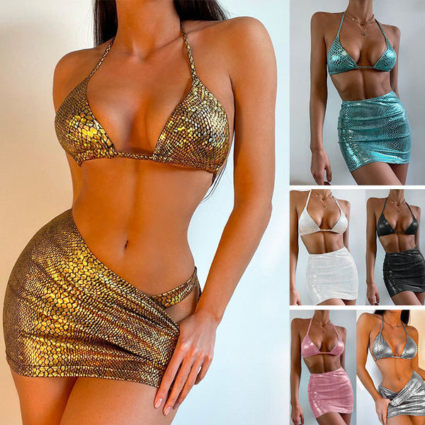 Snake Print Bikini