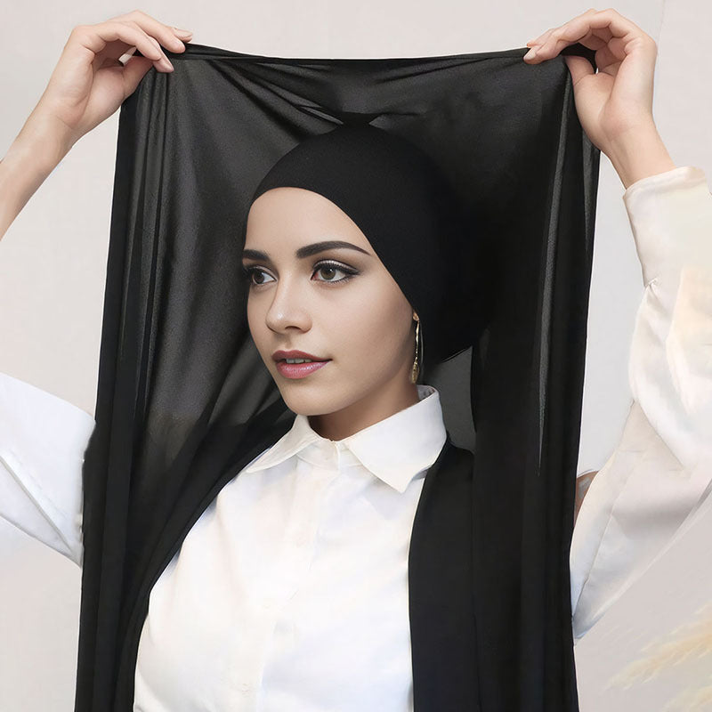 Elegant Chiffon Turban