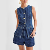 Denim Suit Set