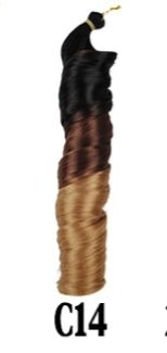 African New Loose Wave Crochet Hair Crochet Hair Extension Big Wave Reel Curved Hair Handle