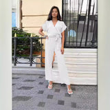 V-Neck Jumpsuit