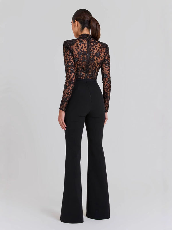 Black Lace Jumpsuit