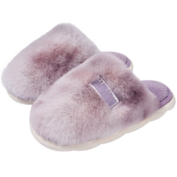 Tie Dyed Autumn And Winter Household Slippers