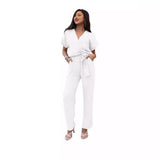 V-Neck Jumpsuit