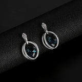Two Sets of Fashion Inlaid Crystal Bridal Necklace And Earrings