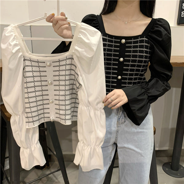 Square Neck Blouse