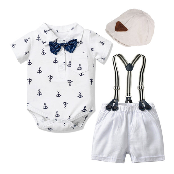 Baby Boy Romper Outfit Gentleman