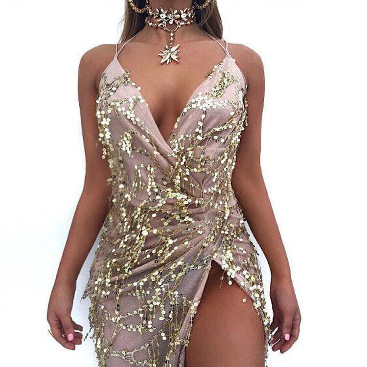 Glam Sequin Dress