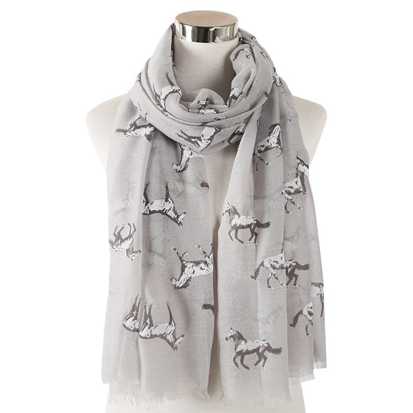 Horse Print Scarf