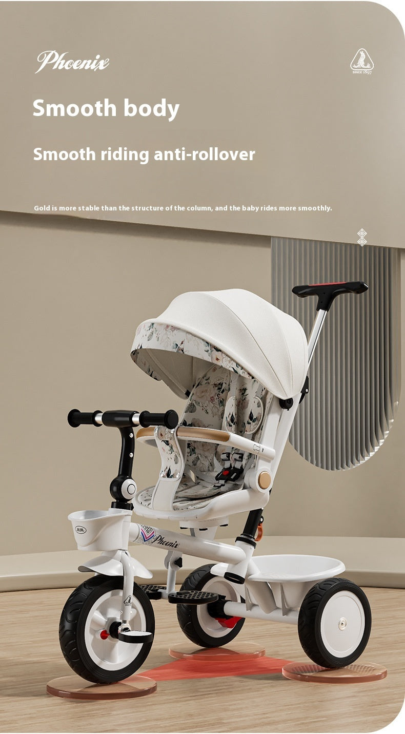 Tricycle Pedal Baby Car Children Lightweight Toy Trolley