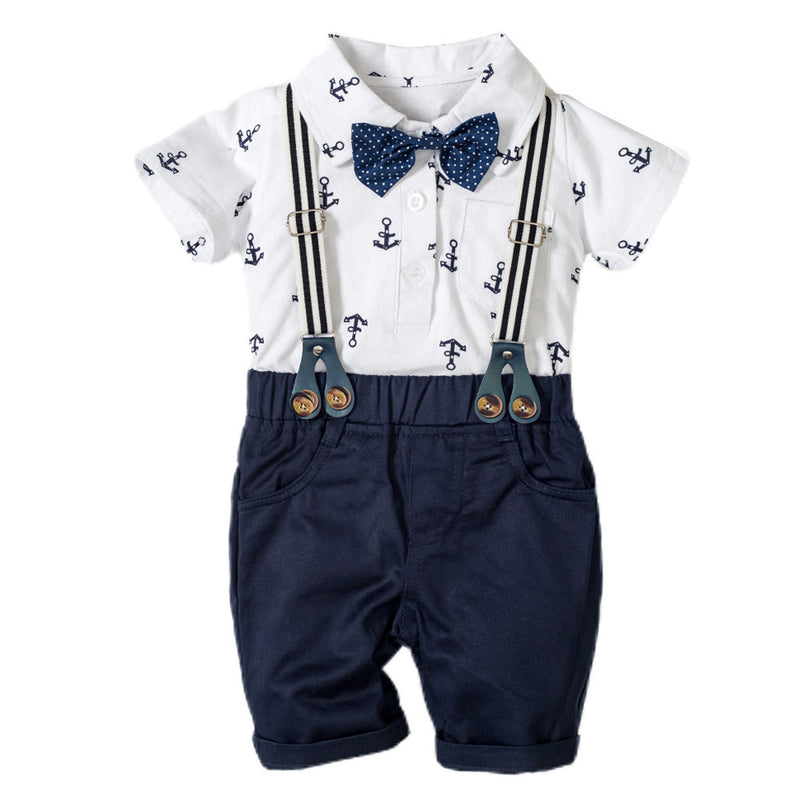 Baby Boy Romper Outfit Gentleman