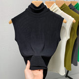 Turtleneck Sleeveless Top