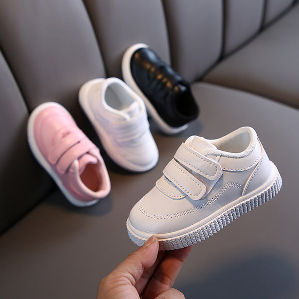 Toddler White Sneakers – Kids Comfort Shoes