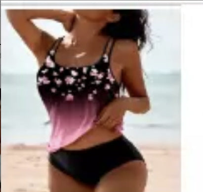 Vintage High-Waist Swimwear