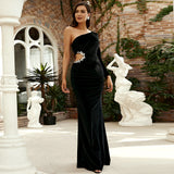 Velvet Evening Dress