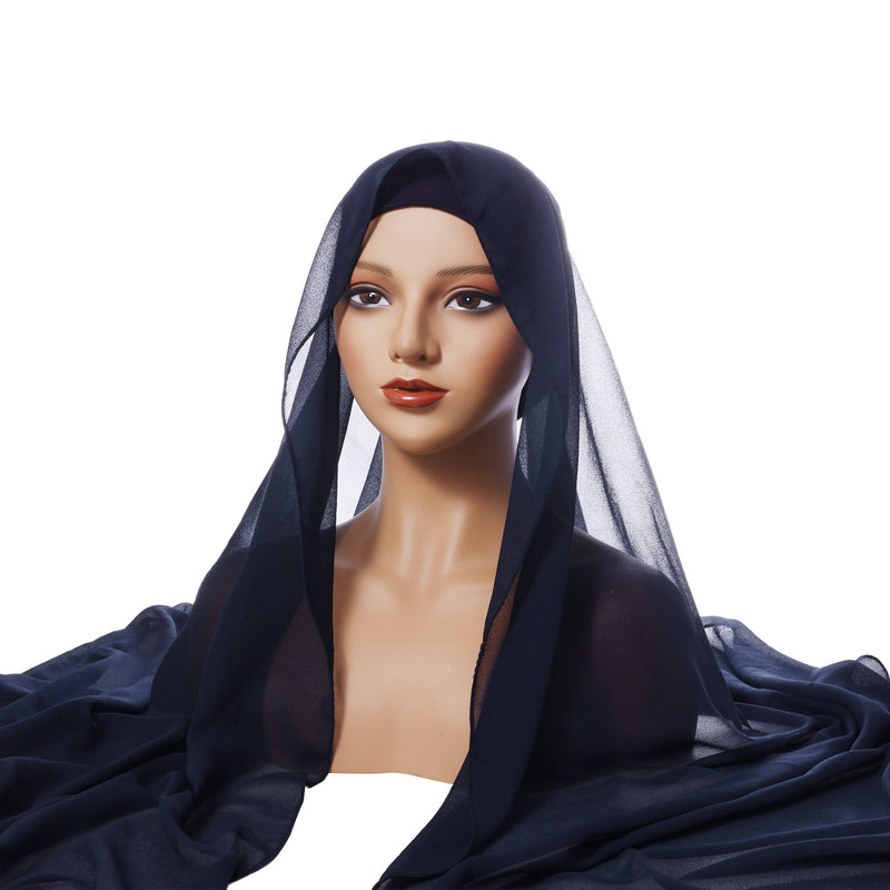 Elegant Chiffon Turban