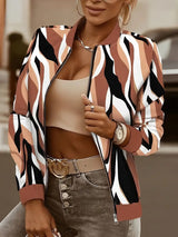 Colorful Zipper Jacket