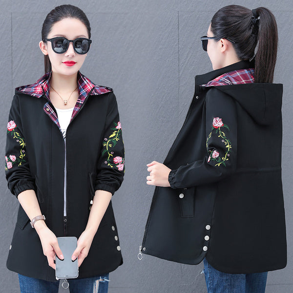 Hooded Trench Coat
