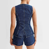 Denim Suit Set