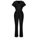V-Neck Jumpsuit