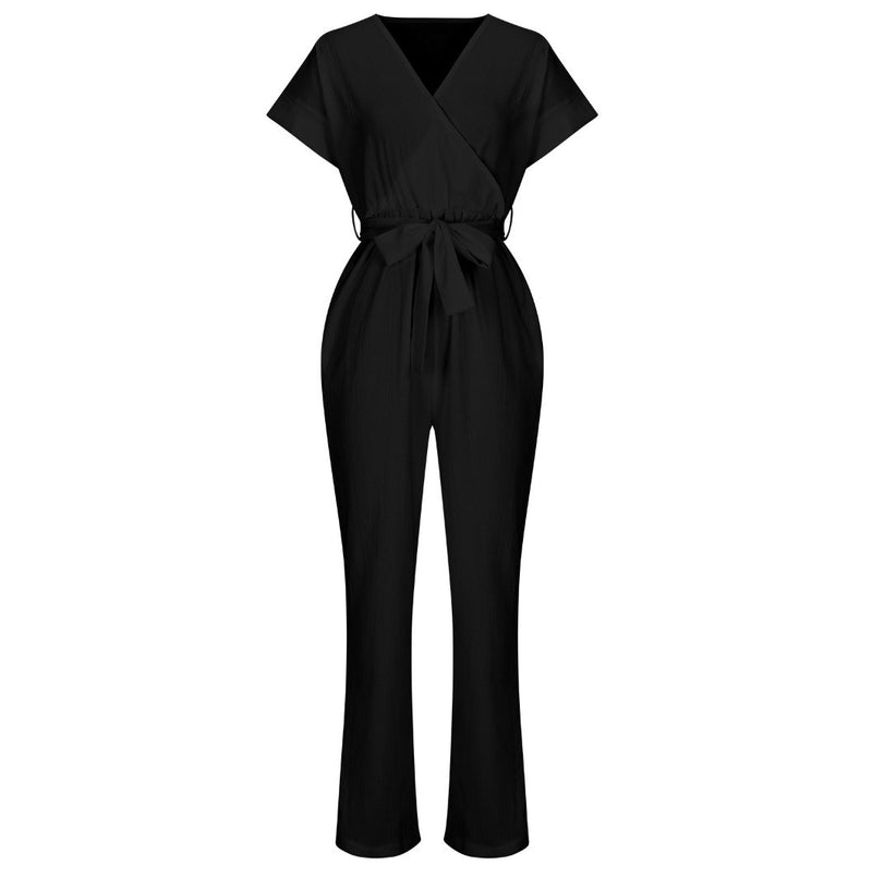 V-Neck Jumpsuit