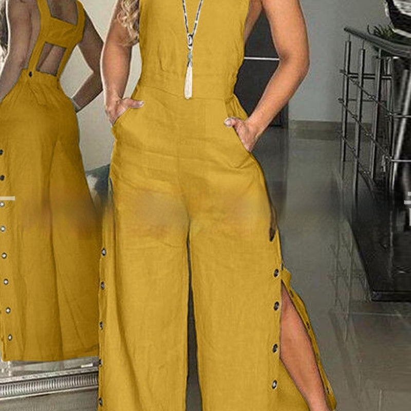 Wide-Leg Jumpsuit