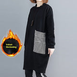 Velvet Striped Hoodie