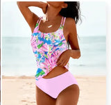 Vintage High-Waist Swimwear