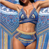 Retro Ethnic Style Swimsuit