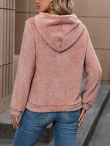 Velvet Hooded Pullover