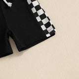 Baby Boys' Plaid Shorts Set