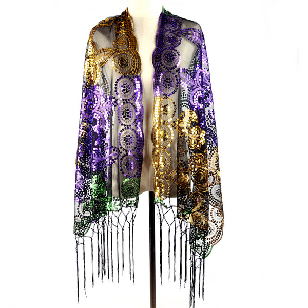 Festive Sequin Scarf
