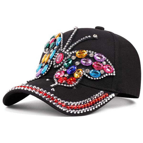 Butterfly Denim Cap