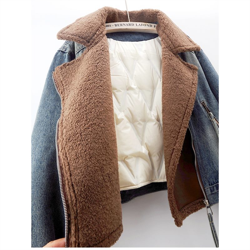 Fleece Denim Jacket