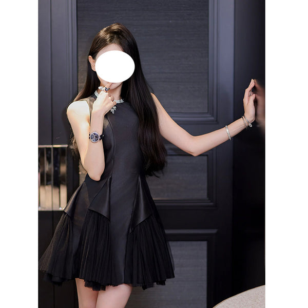 Pearlescent Mesh Dress