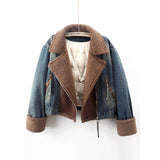 Fleece Denim Jacket