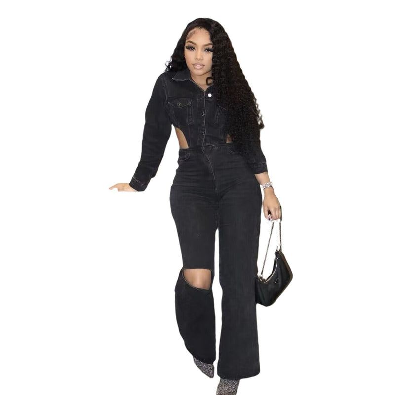 Trendy Stretch Jumpsuit