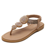 Bohemian Roman Flat Seaside Holiday Sandals