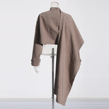 Waist Cape Blazer Suit