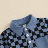 Baby Boys' Plaid Shorts Set