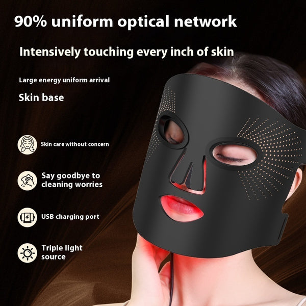 French Pattern Silicone Photon Mask Instrument LED Lamp