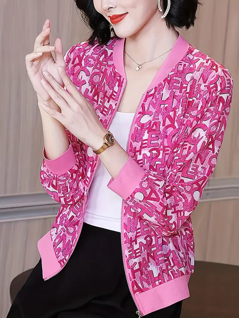 Colorful Zipper Jacket