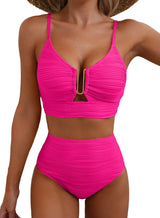 V-Neck Bikini Set